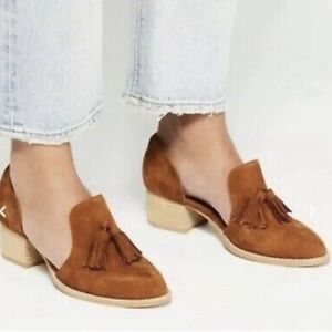 Free People + Jeffrey Campbell Charlie Tassels Loafers